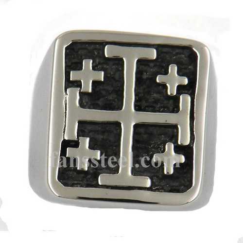 FSR11W83 Crusaders Knights Templar cross ring